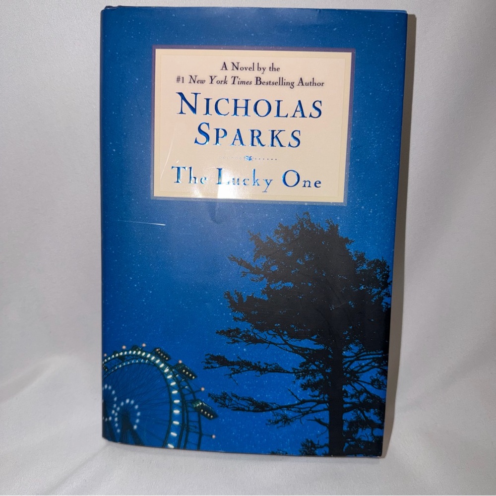 Nicholas Sparks Blue Hardcover Novel